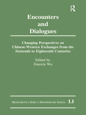 cover image of Encounters and Dialogues